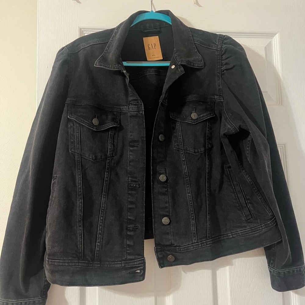 GAP Black Jean Jacket
